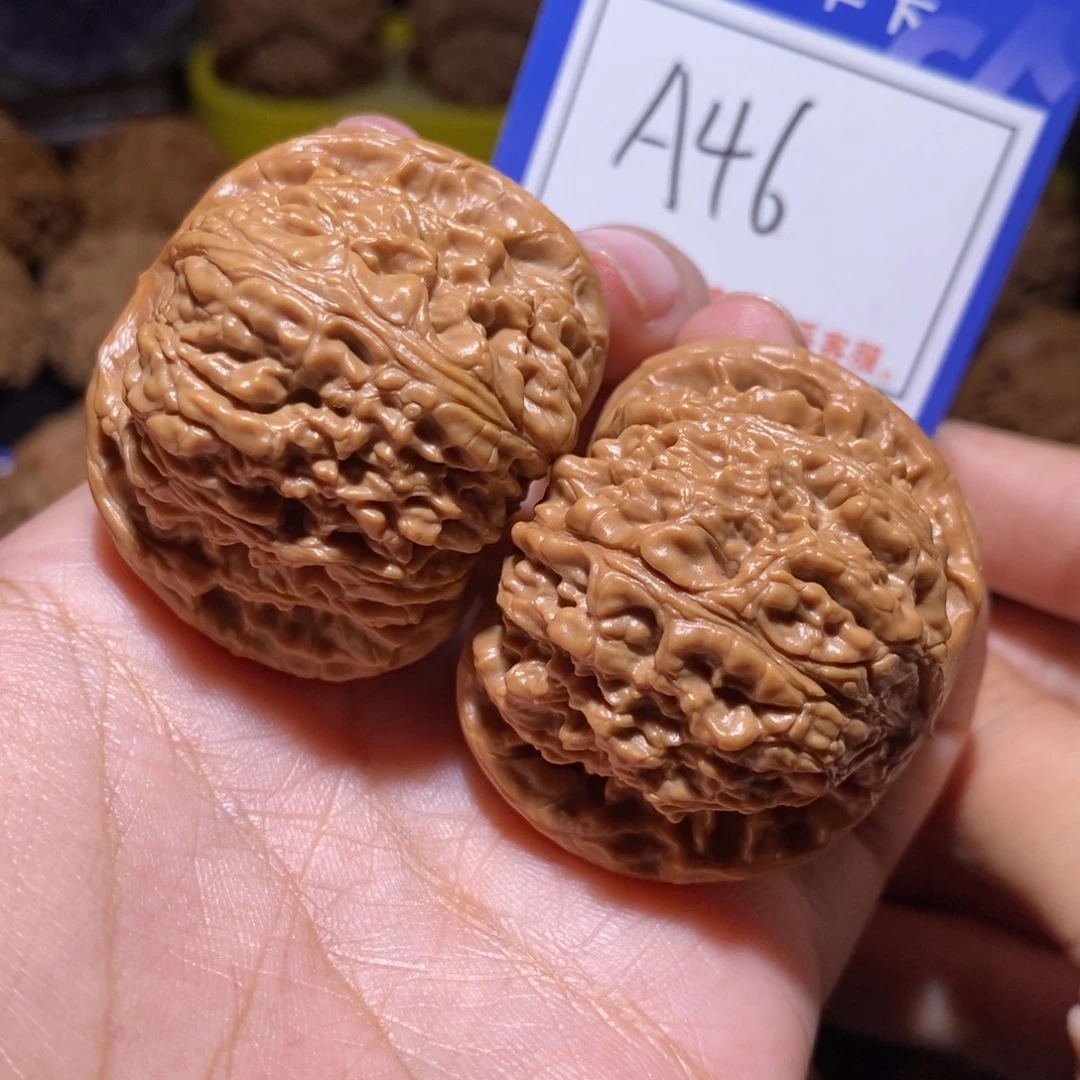 文玩核桃把件43球疆a43