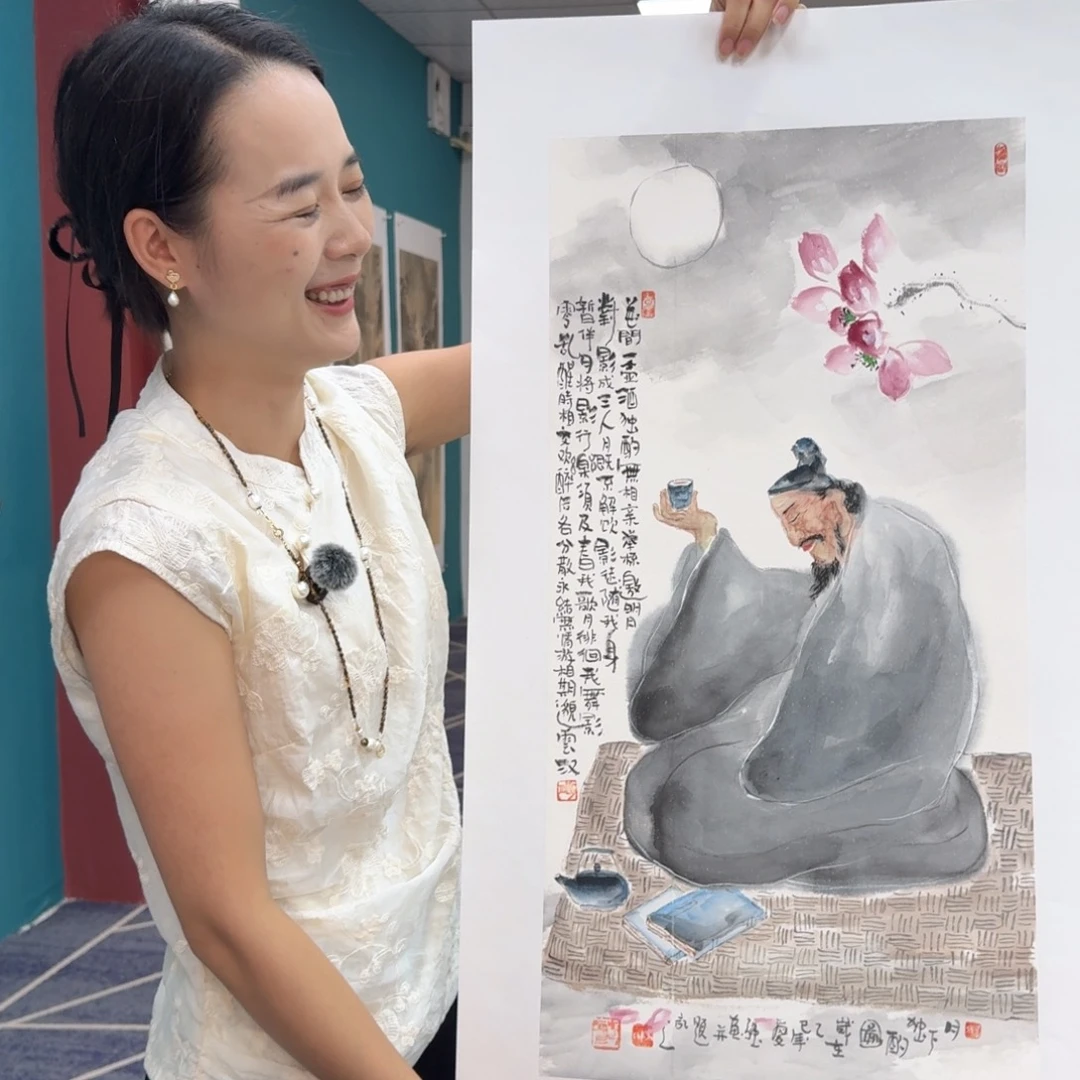 国画国画作品山水花鸟