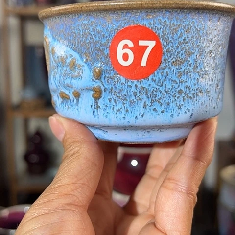 杯回*原矿釉手工制作钧瓷杯子