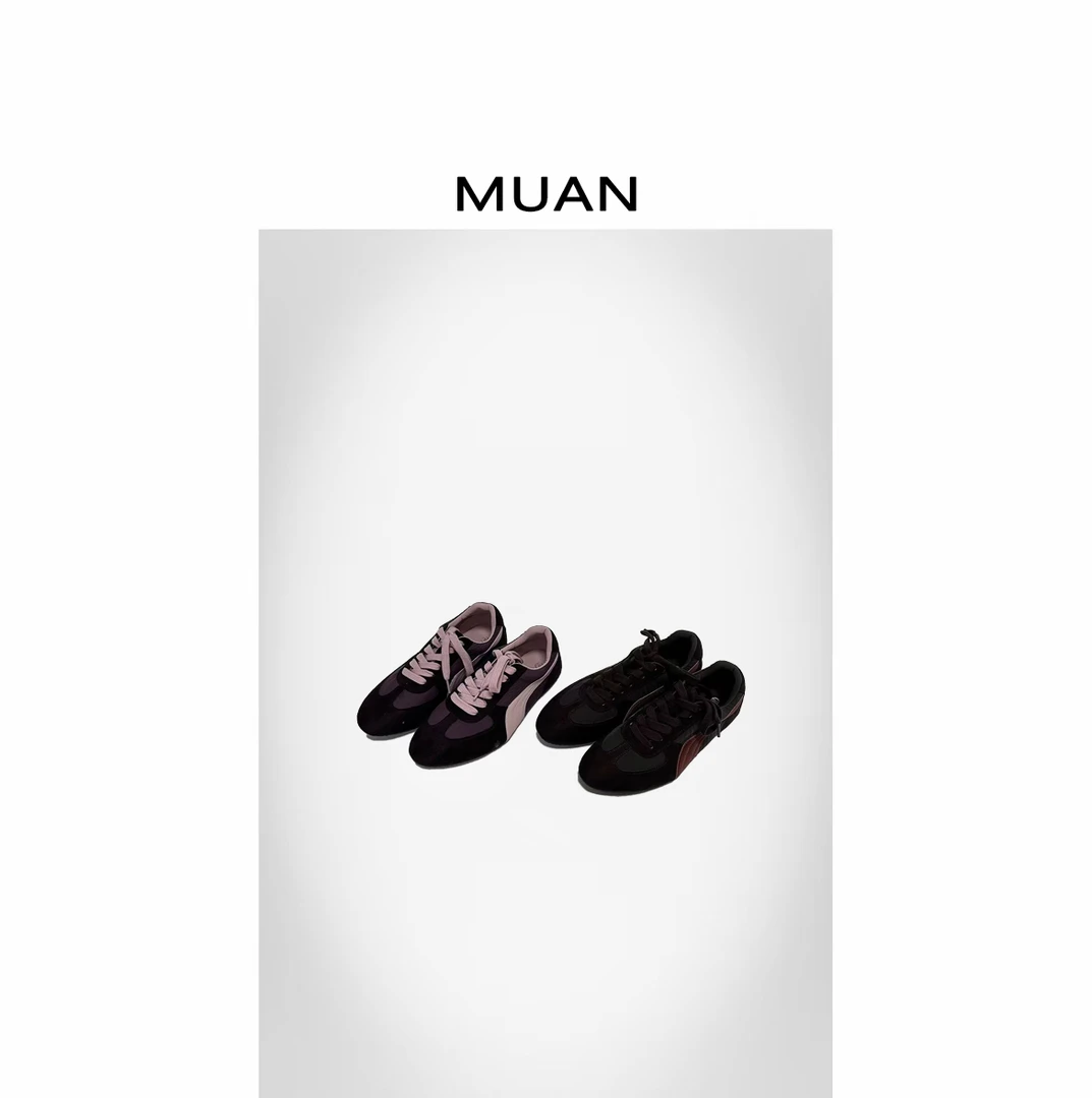 木岸MUAN：《克林德训鞋》定制高级简约复古百搭运动鞋SJ-LL-226112