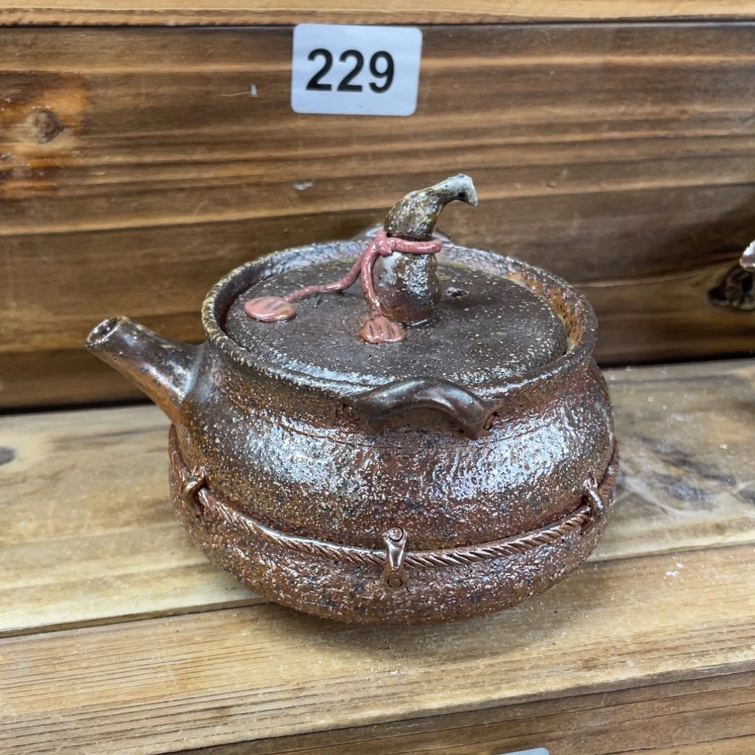 陶纯手工柴烧茶壶茶具