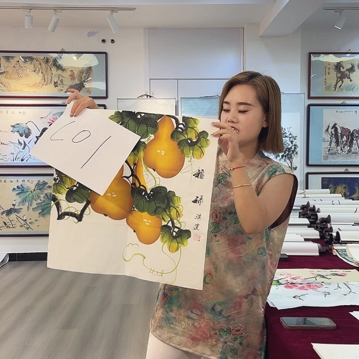 国画手绘作品…………
