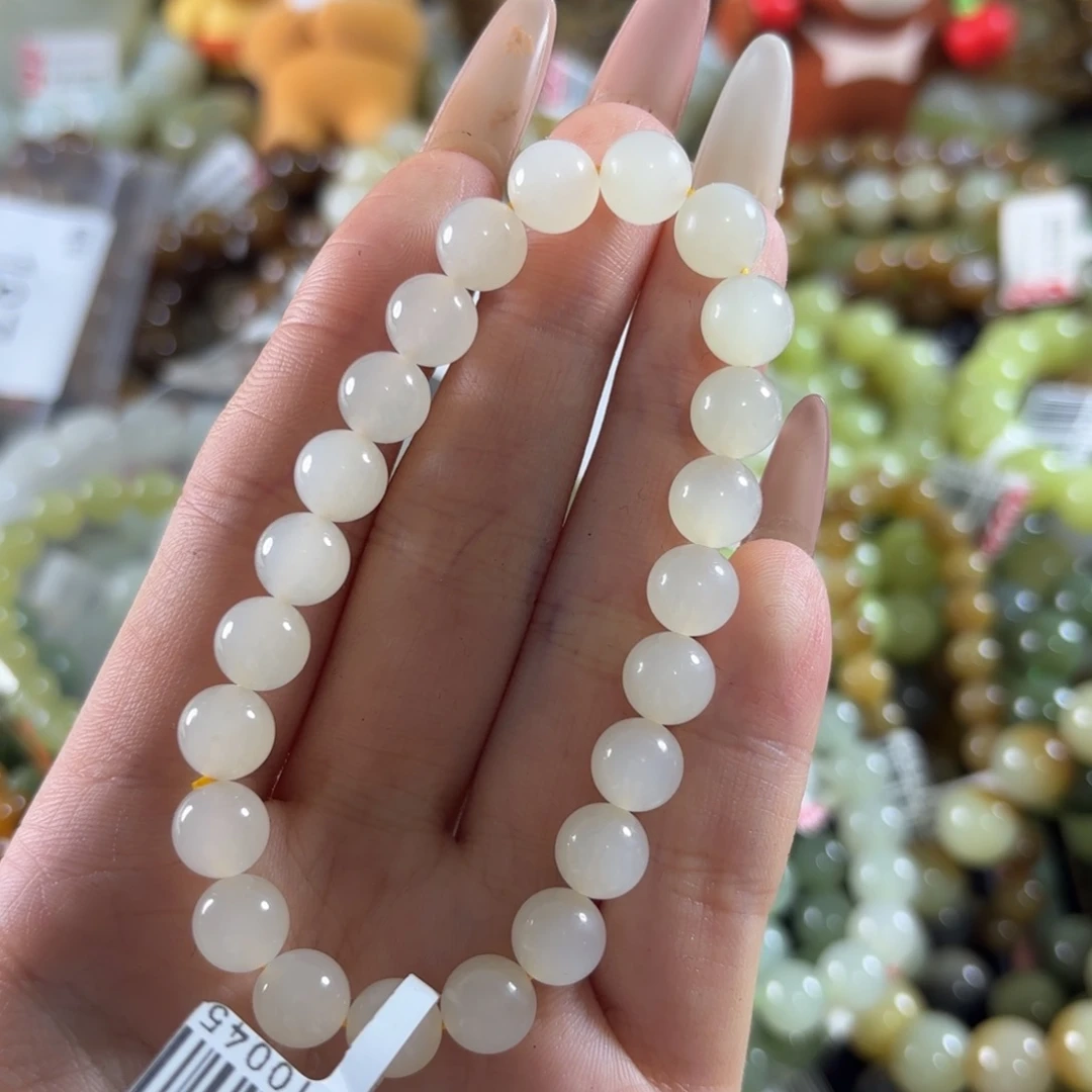 和田玉未镶嵌手链162