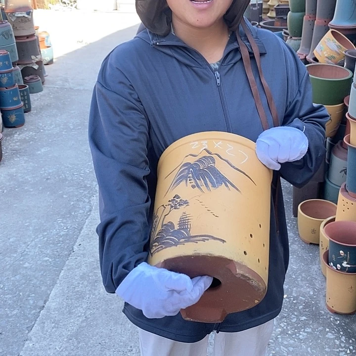 紫砂花盆紫砂花盆