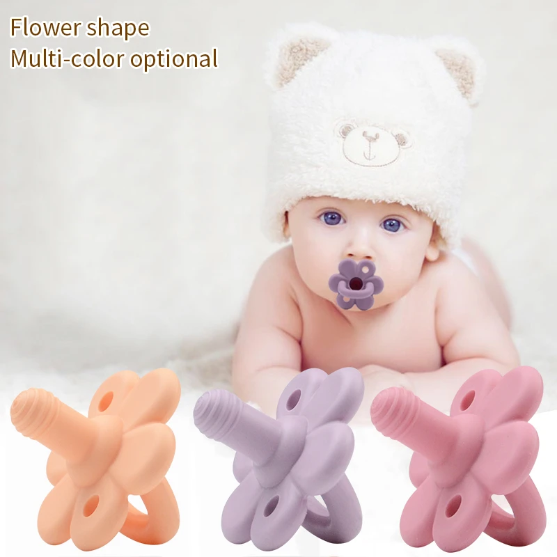 TYRY.HU圆头安抚防胀气奶嘴奶嘴婴儿安抚奶嘴超软硅胶防胀气神器