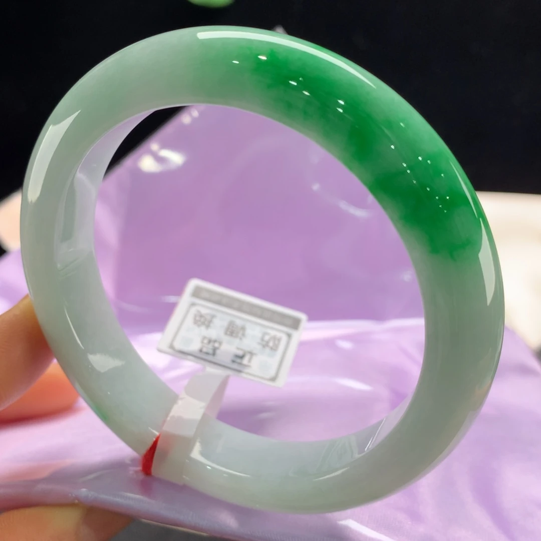 翡翠未镶嵌手镯0060