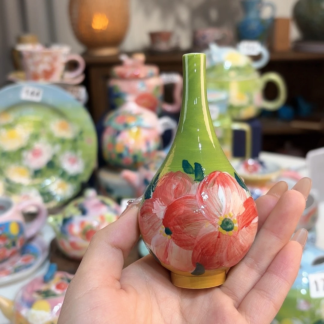 景德镇手绘高温釉下彩陶瓷茶具