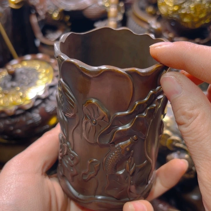 铜器摆件收收藏藏