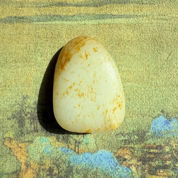 新疆和田玉洒金皮挂坠吊坠