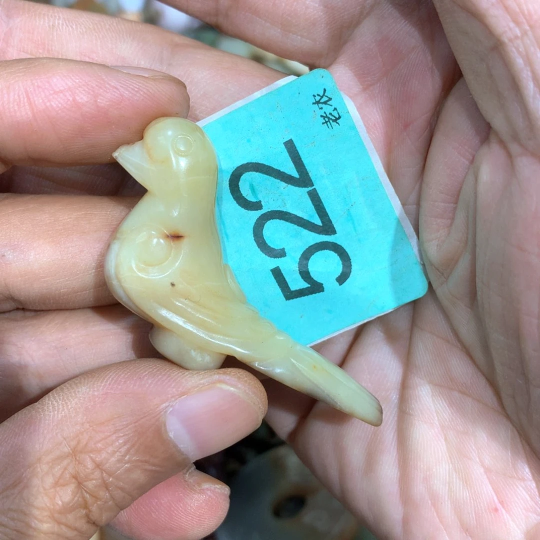 未镶嵌和田玉挂件小***鱼