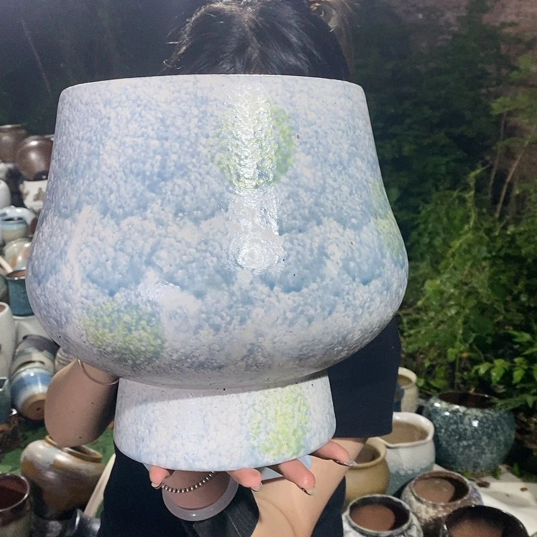 紫砂花盆正品20/25