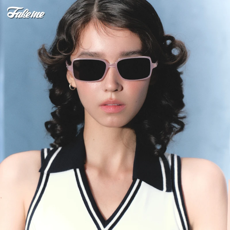 Fakeme 2025(达人专属)板材个性方框太阳镜防紫外线女德芙镜Bugle
