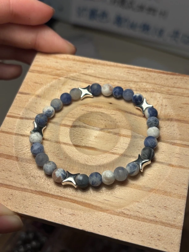 非金属树脂手链 雪山星辰 原创手串单只