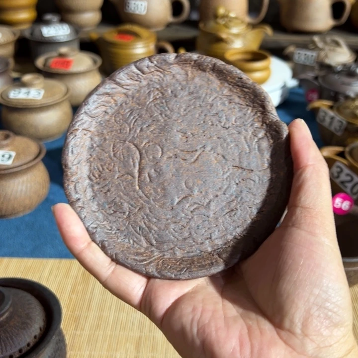 缸杯垫 原谷烧高温粗瓷