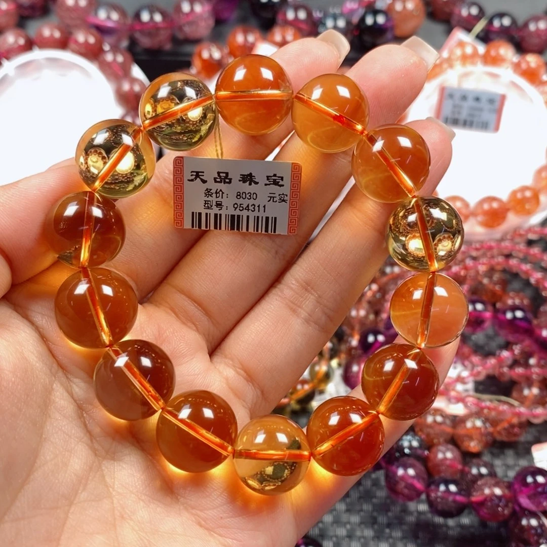 無***爲水晶未镶嵌手链黄水晶954311分单➕补差4000