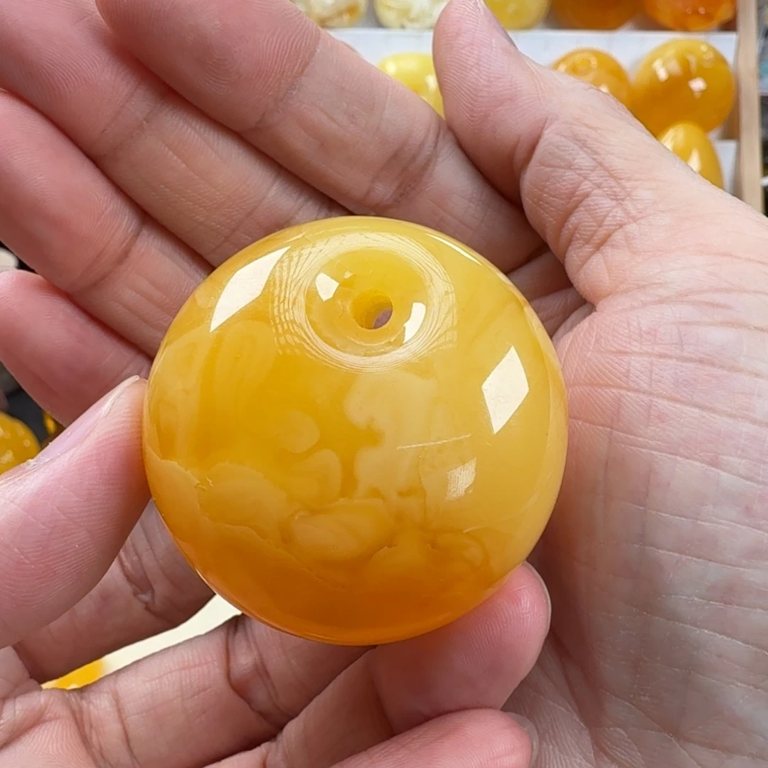 蜜蜡未镶嵌颈饰蜜蜡24.29g