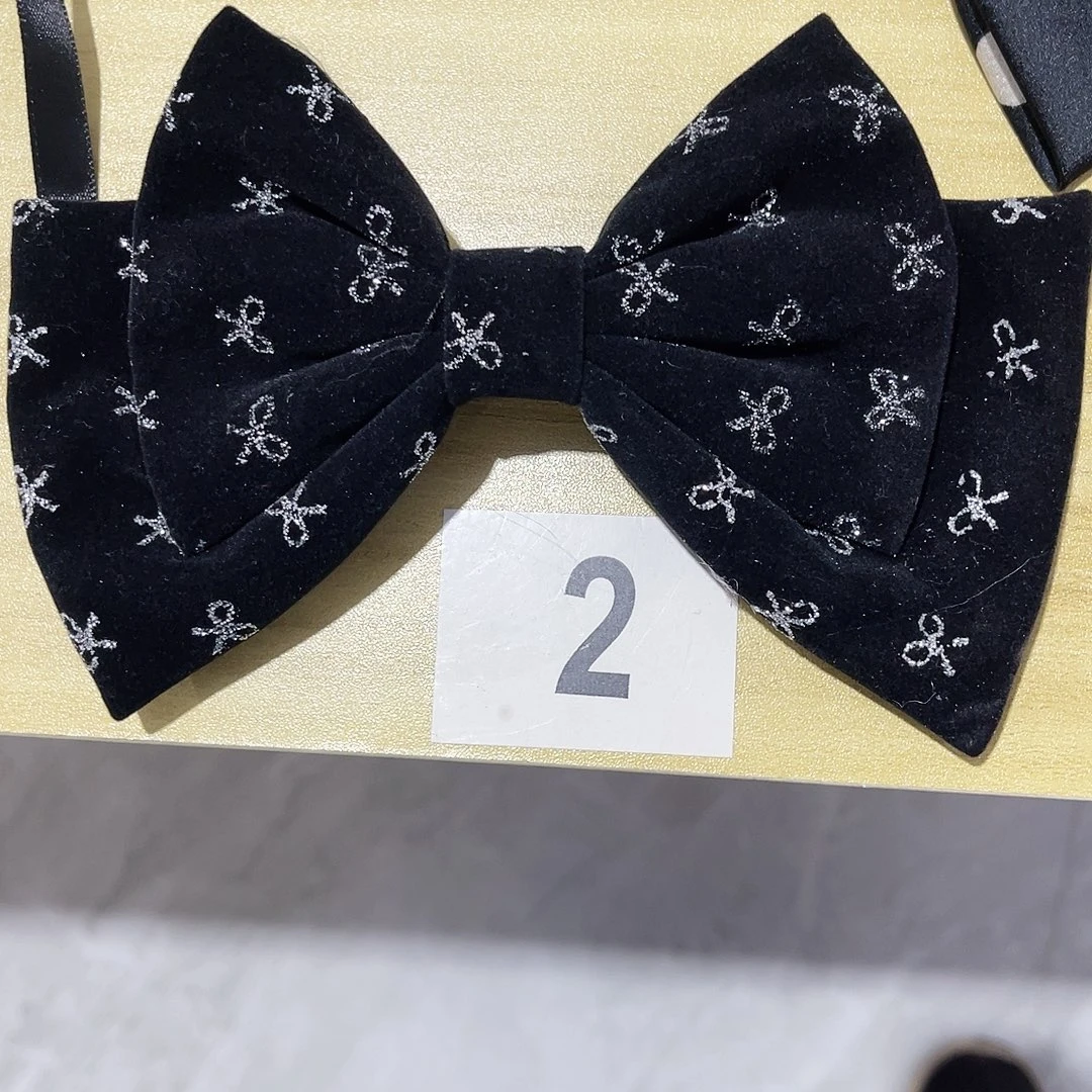 皮质铁合金蝴蝶结发夹