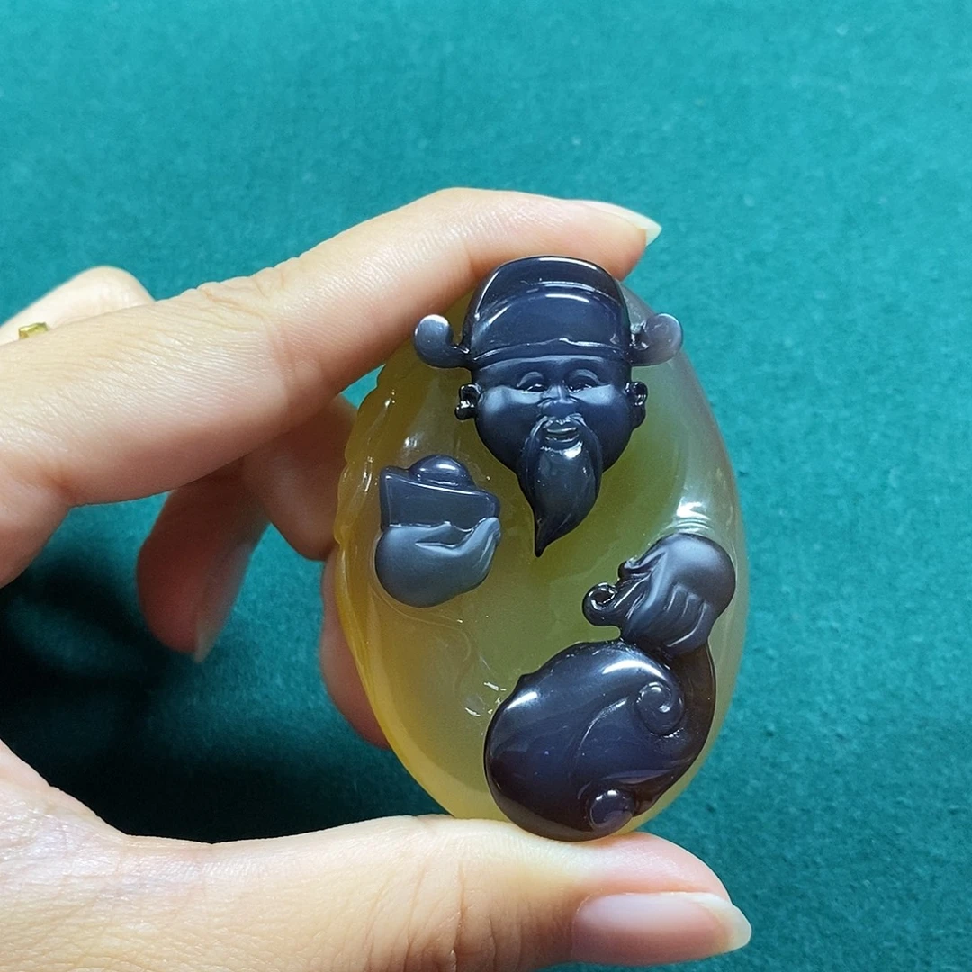 路***路玛瑙/玉髓未镶嵌颈饰