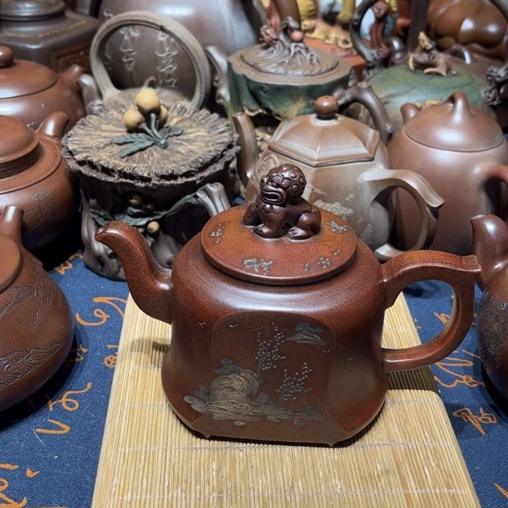 茶壶紫砂平**生紫砂。