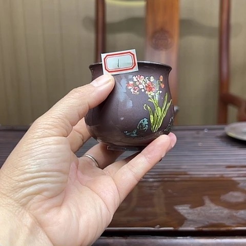 K*F戬谷龙窑坭兴陶柴烧茶杯1