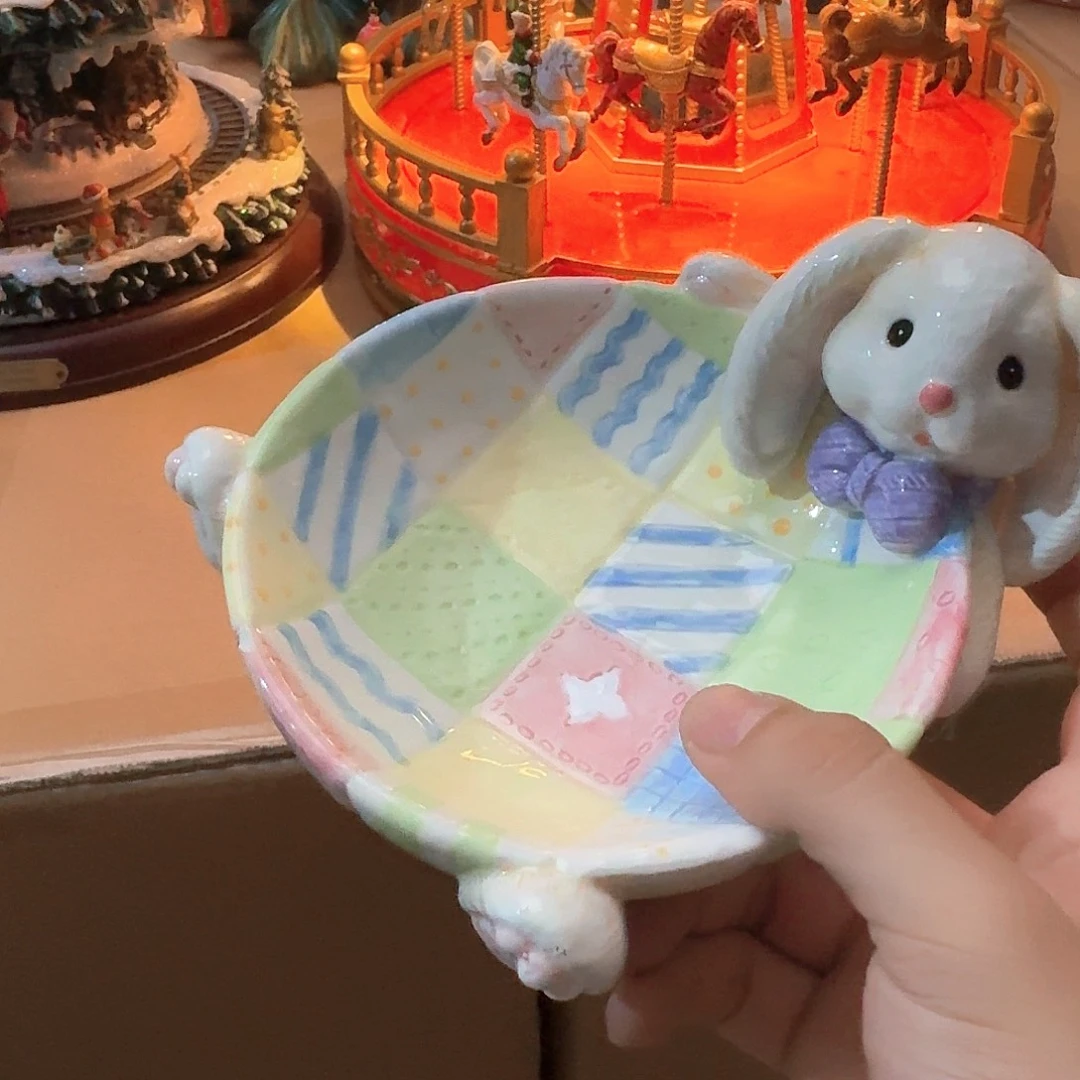 荷***桃瓷片中古老货默认微瑕