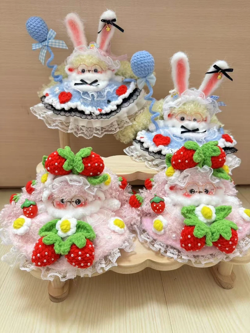 直播间选品下单链接请勿自主下单、手工钩织玩偶、制作不易no退no换