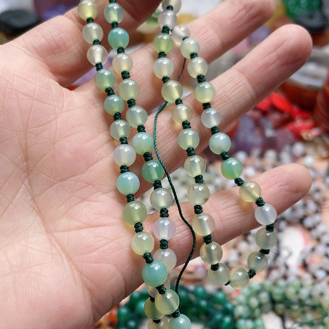 玛瑙/玉髓颈饰合金健**理