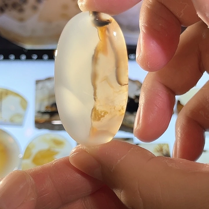 玛瑙/玉髓未镶嵌吊坠(不含链)