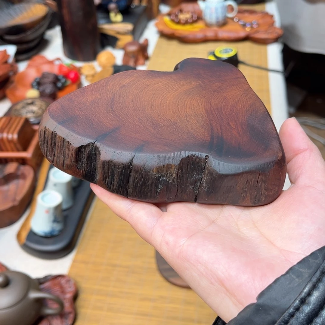 缅甸花梨壶承底座