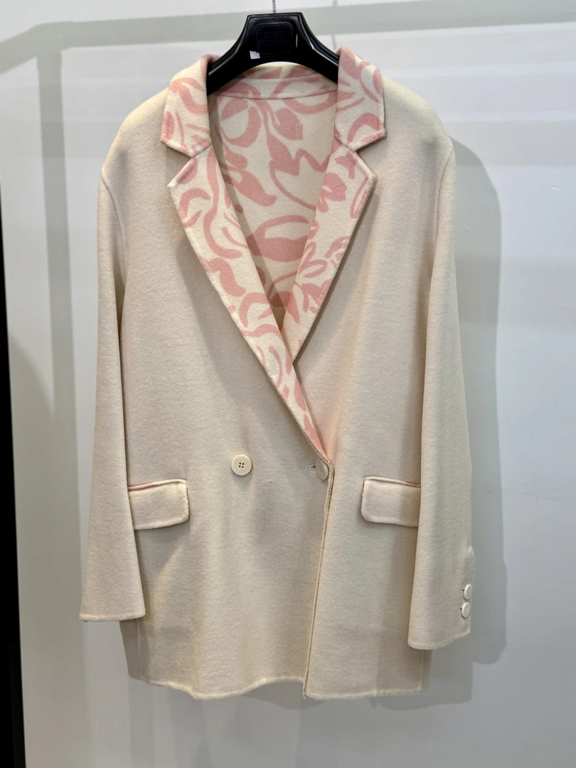 （珂S）设计感毛呢外套温柔风大衣（910121623-905-1121）