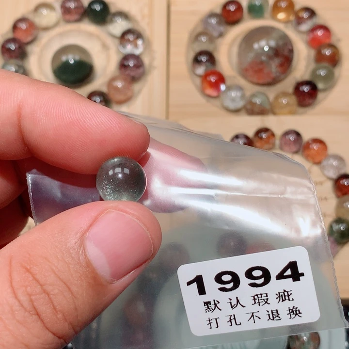 半***仙水晶未镶嵌项链单珠