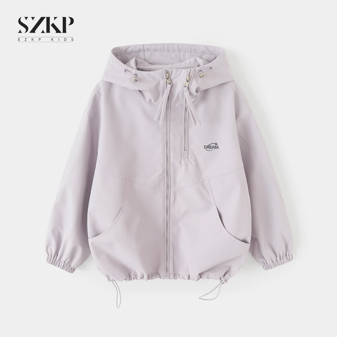 SZKP秋季新款女童装休闲上衣中大童时尚洋气儿童外套BGYQ553374