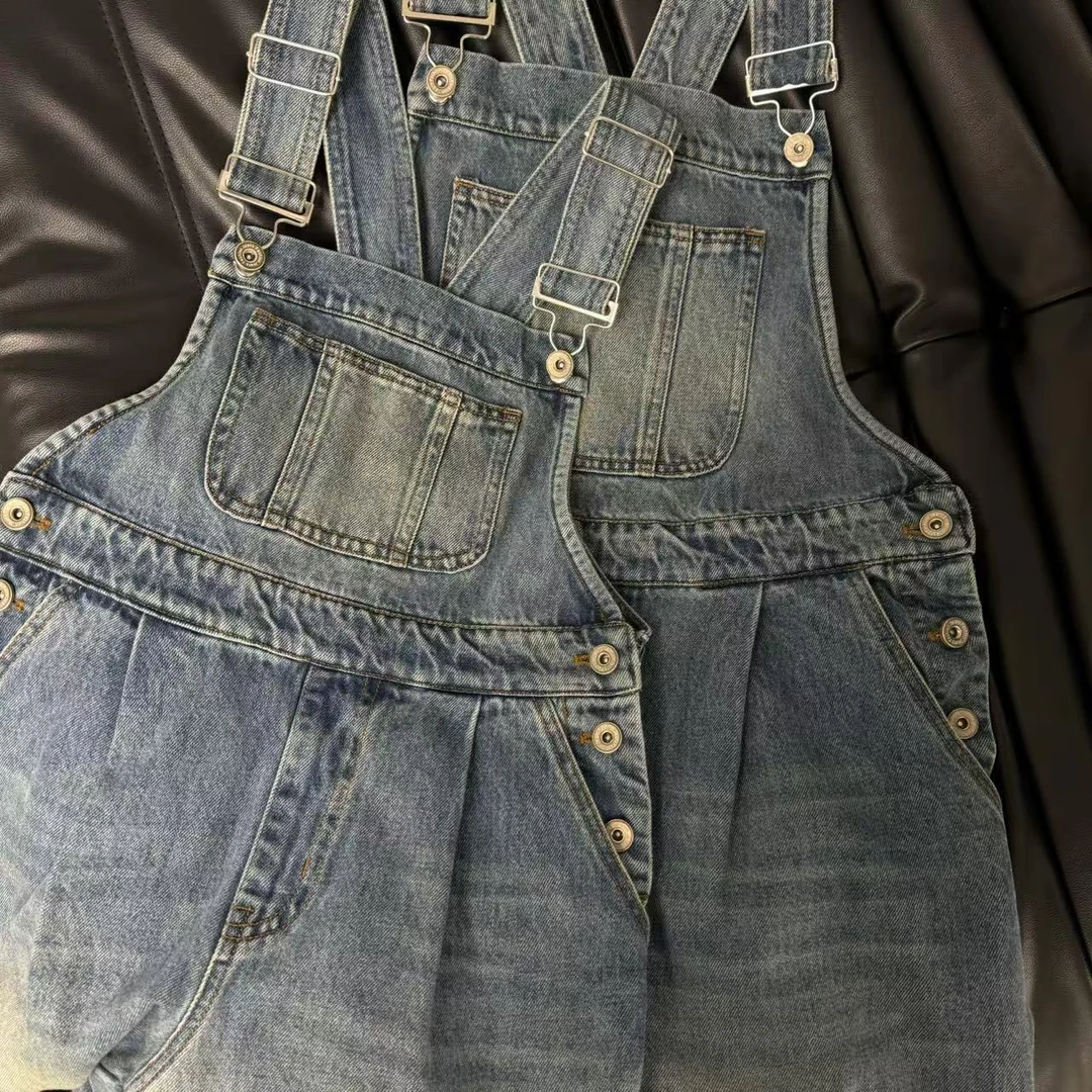 【牛仔背带】亲子背带裤M170