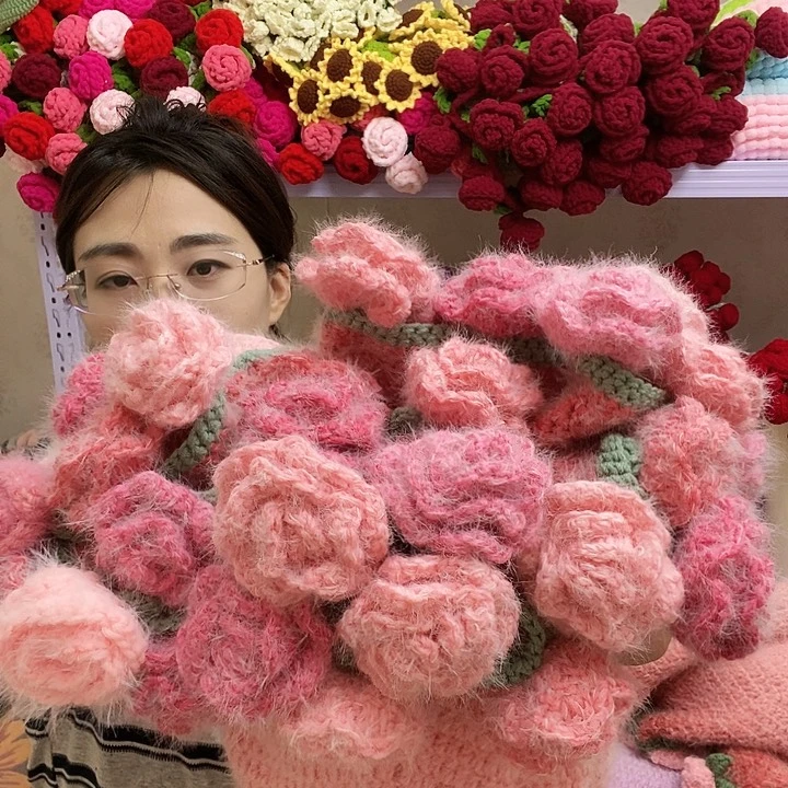 5团03渐变粉带叶子