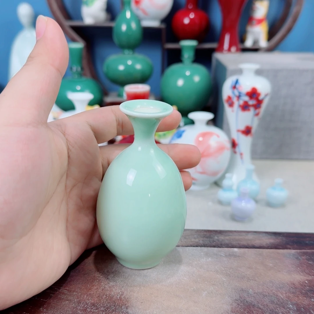 陶瓷手工小花器摆件