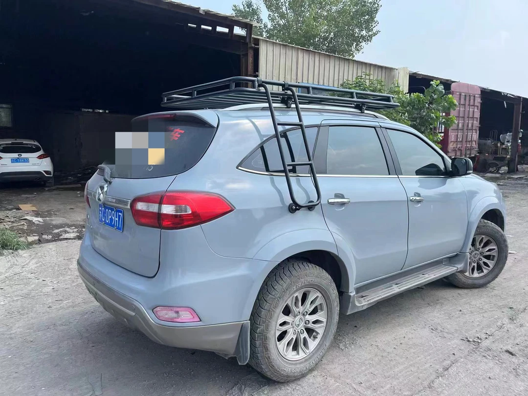 适用于江铃驭胜S350专用行李架驭胜S350专用行李框爬梯货架载重款