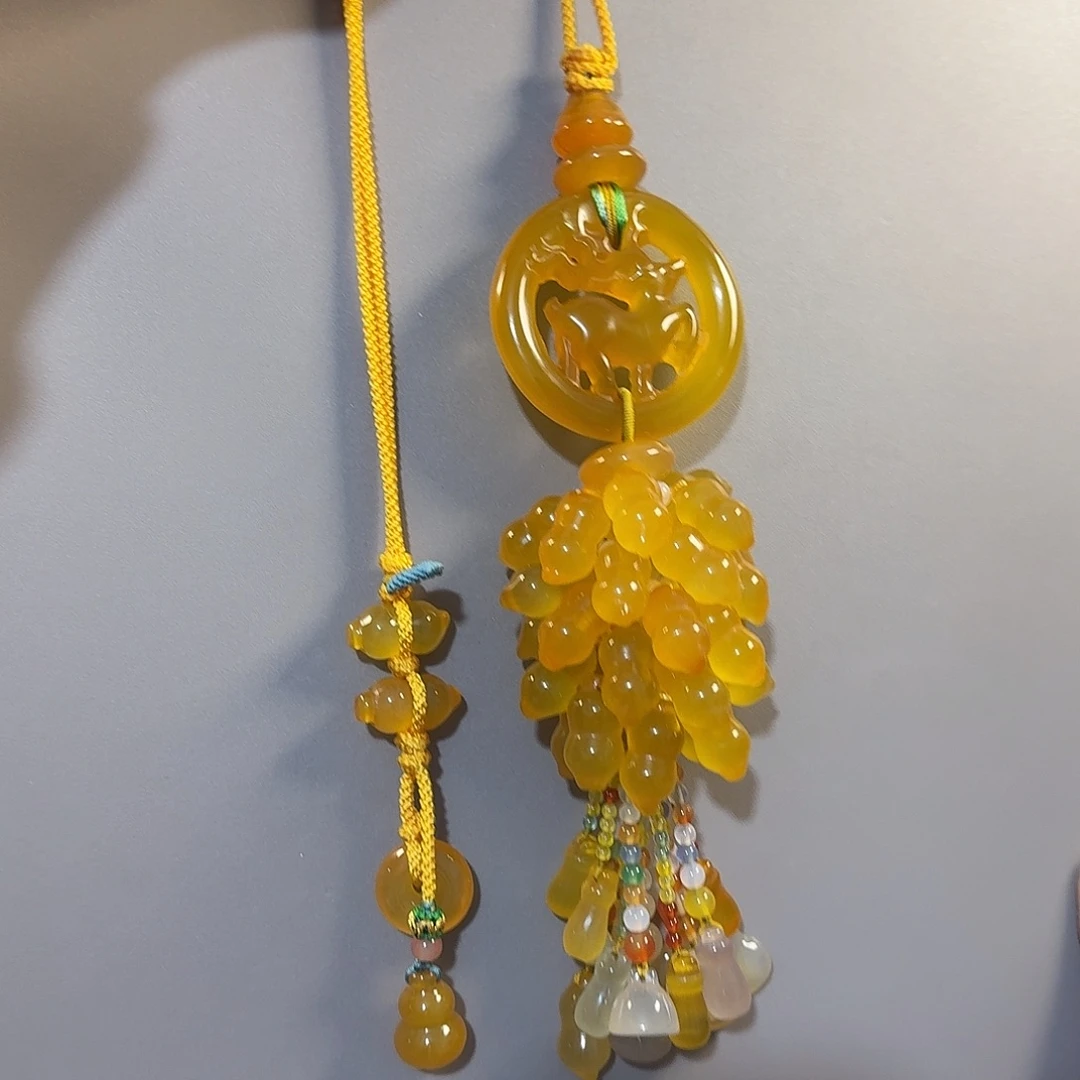 玛瑙/玉髓未镶嵌汽车挂件