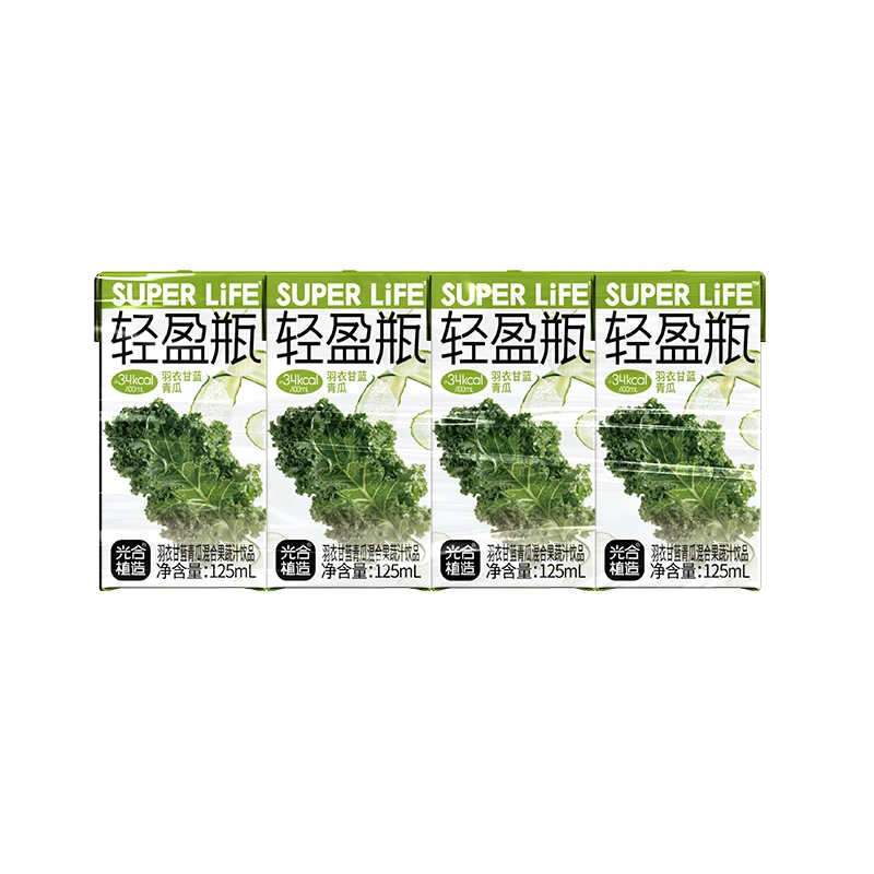 羽衣甘蓝青瓜混合果蔬汁125ml*4盒