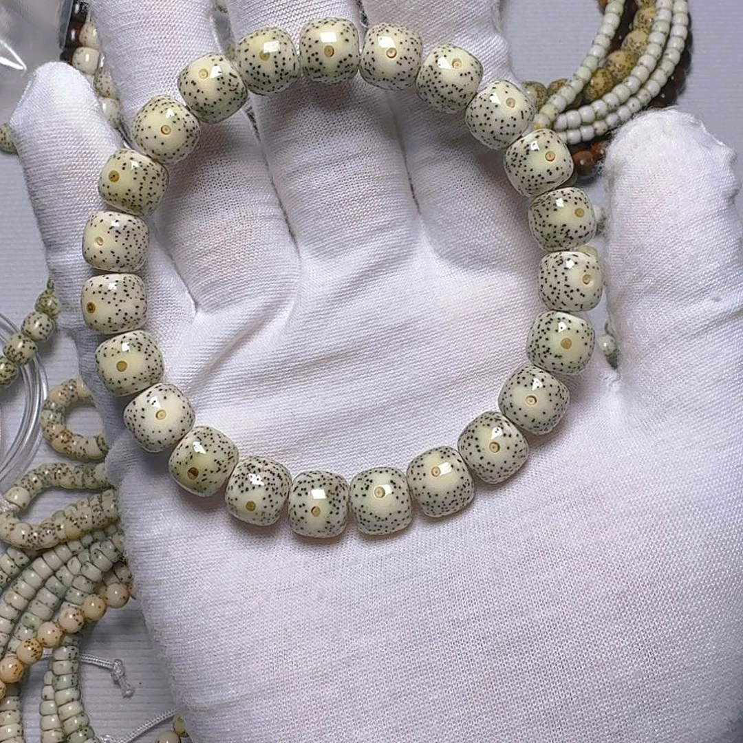 手串星月菩提原生态石玉料卡10手串