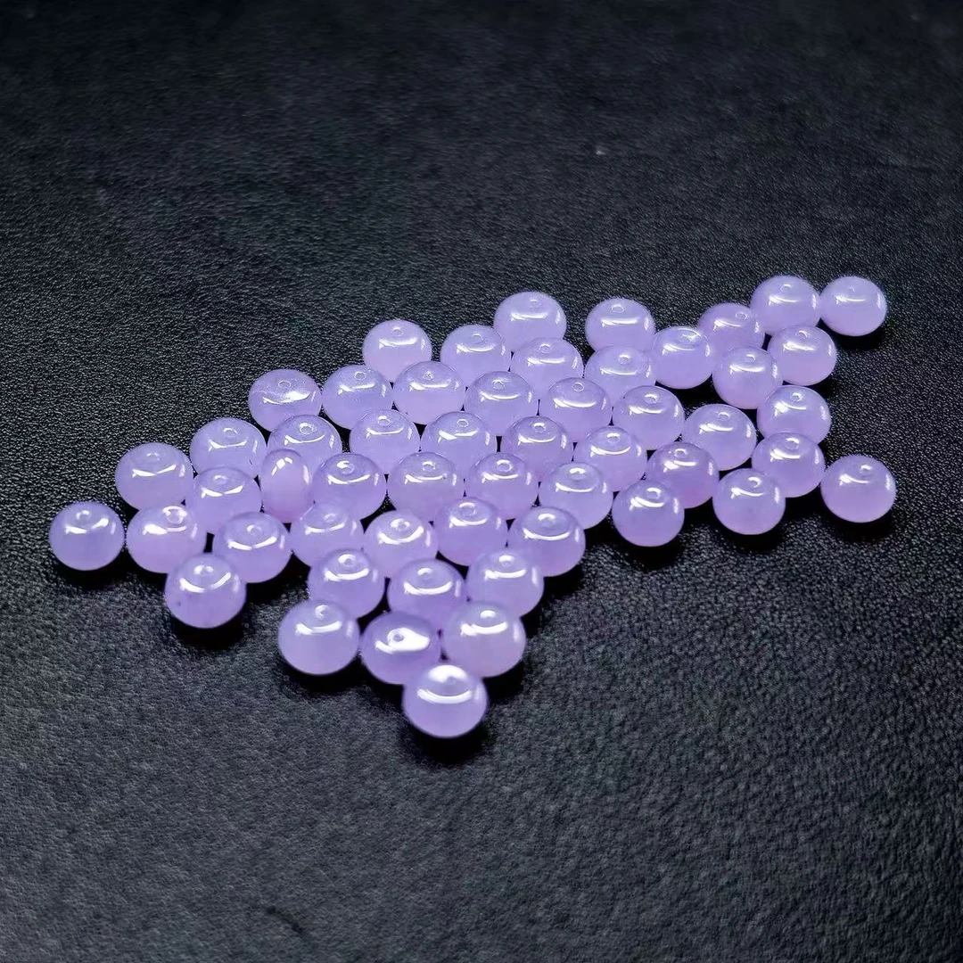 【散珠批发】W1871浓烟紫算盘6*3MM*40颗
