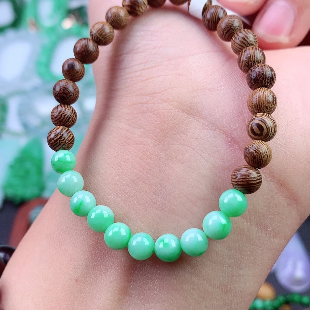 未镶嵌手链翡翠手串