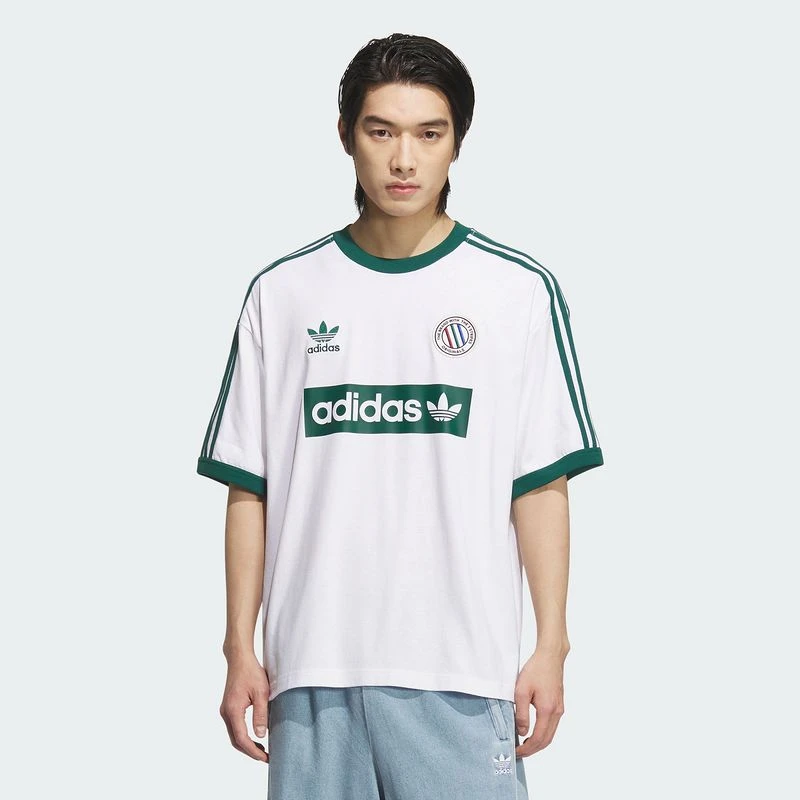阿迪达斯 （adidas）男子Ringer T-Shirt运动短袖圆领T恤KC2602