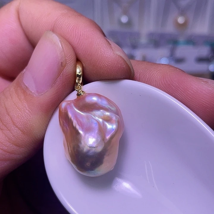 颈饰合金淡水珍珠26