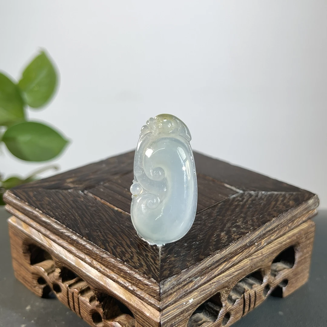 JTW06-30 天然缅甸A货翡翠  如意