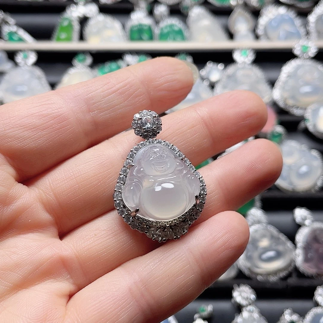 玛瑙/玉髓挂件吊坠合金