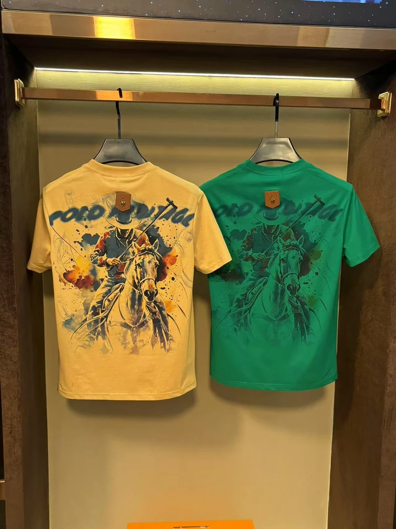 男士夏季新款轻奢休闲百搭修身时尚短袖K273