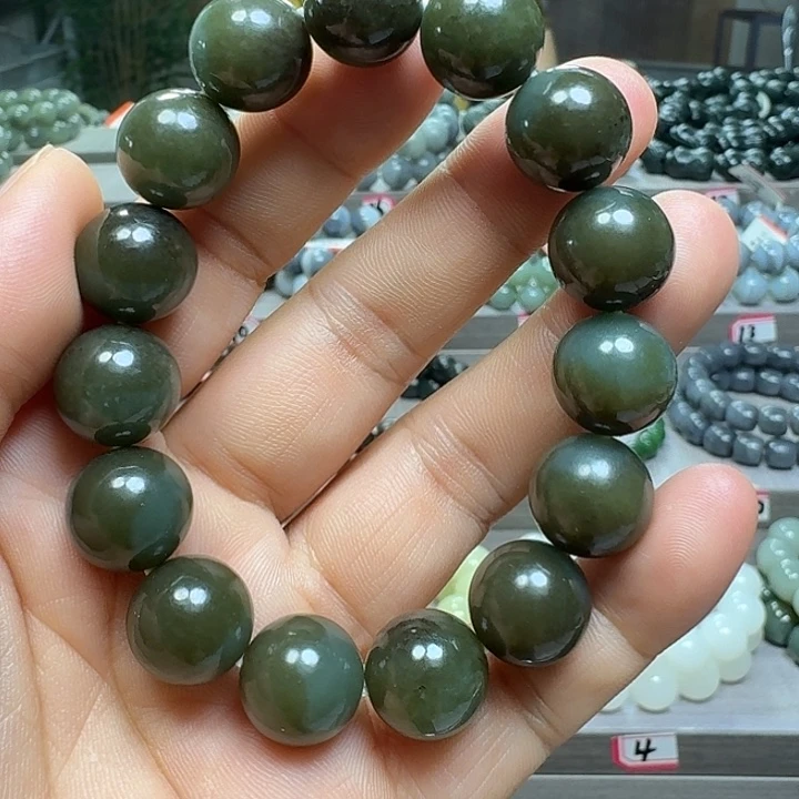 手链未镶嵌和田玉新疆且末糖卡14