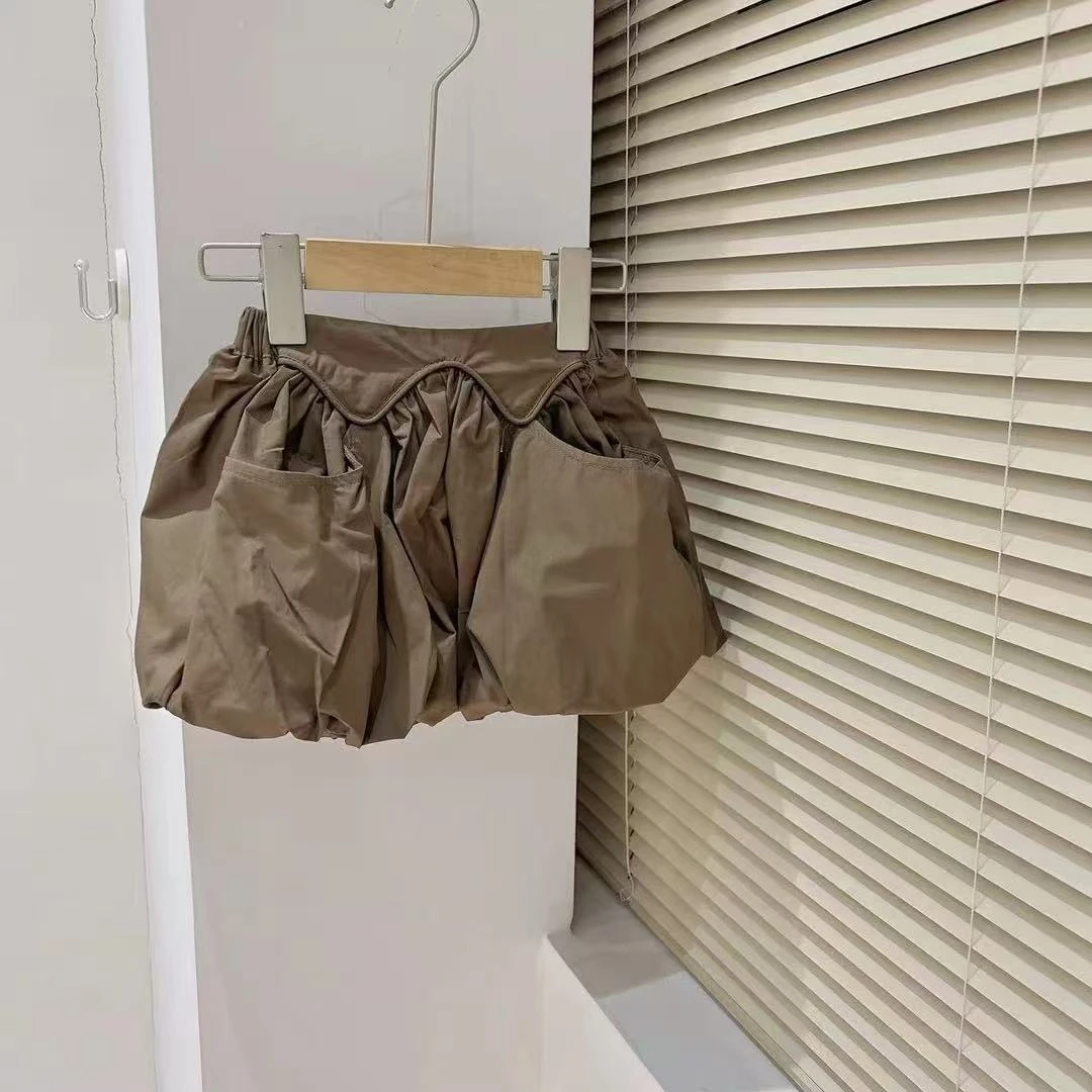 H400 女童 儿童 小宝宝 夏季 纯棉 花苞裤 设计师买手款 短裤