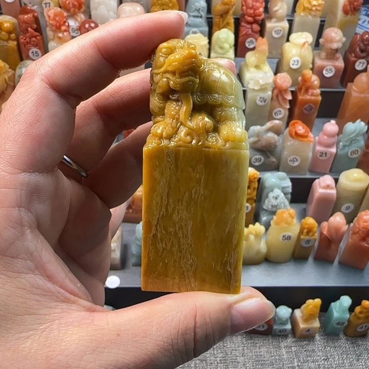 昌化石印石3.0厘米左右即可以完成制作工艺