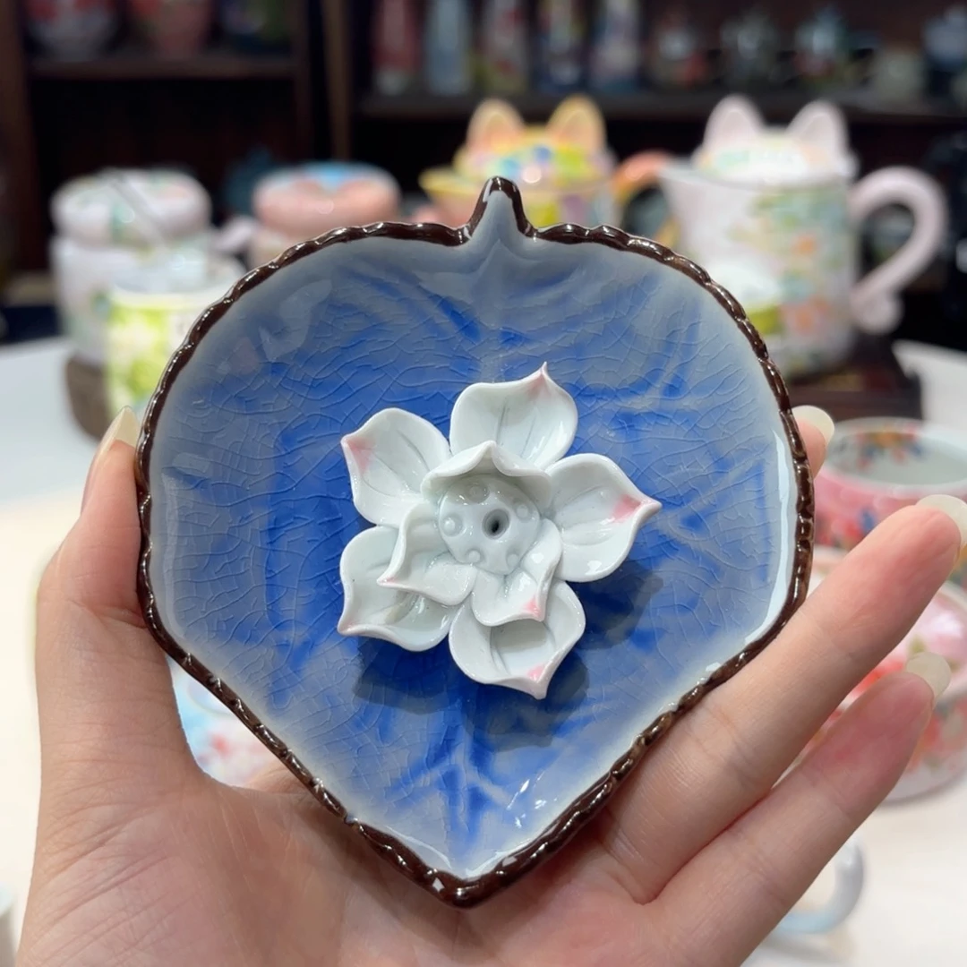 景德镇手绘高温釉下彩陶瓷茶具